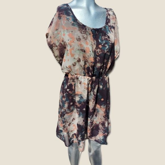 Olive & Oak Earthy Tone Sheath Dress Medium - Picture 4 of 7